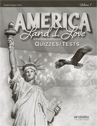 America: Land I Love - Quiz and Test Book Vol. 1