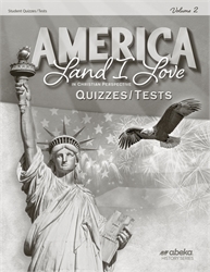 America: Land I Love - Quiz and Test Book Volume 2