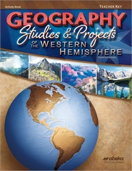 Geography Studies & Projects of the Western Hemisphere - Key