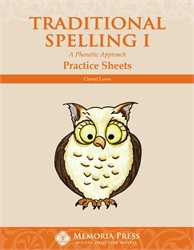 Traditional Spelling I - Practice Sheets