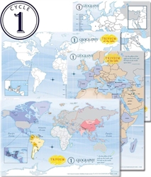 Trivium at the Table Placemats: Geography Cycle 1