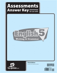 English 5 - Assessments Answer Key