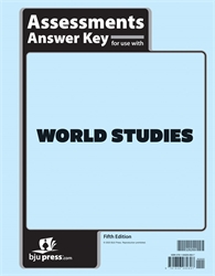 World Studies - Assessments Answer Key