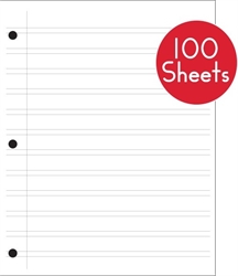 HWT Regular Double Line Notebook Paper