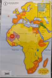 Trivium at the Table: Cycle 1 Geography - Africa Placemat