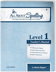 All About Spelling Level 1 - Teacher's Manual