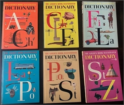 Golden Book Illustrated Dictionary - 6 volume Set