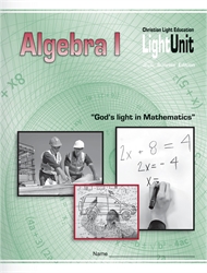 Christian Light Math - Algebra 1 LightUnit 902