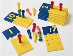 Number Puzzle Boards & Pegs