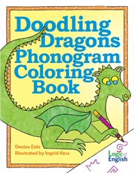 Doodling Dragons - Phonogram Coloring Book