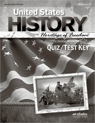 United States History - Quiz & Test Key Volume 2
