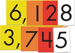 4-Value Place Value Cards - Whole Numbers