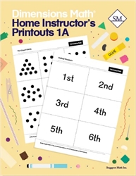 Dimensions Math 1A - Home Instructor's Printouts