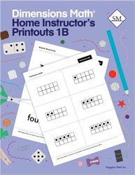 Dimensions Math 1B - Home Instructor's Printouts