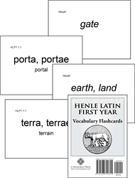 Henle First Year Latin - Flashcards