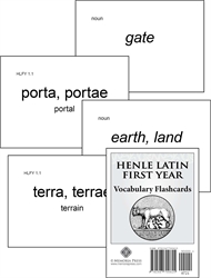 Henle Latin I Vocabulary Flashcards