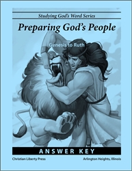 Preparing God's People - Answer Key (October 2023)