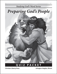 Preparing God's People - Quiz Packet (October 2023)