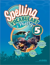 Spelling, Vocabulary, Poetry 5 - Workbook
