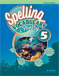 Spelling, Vocabulary, Poetry 5 - Teacher Edition/Poetry CD