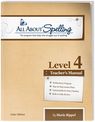 All About Spelling Level 4 - Teacher's Manual