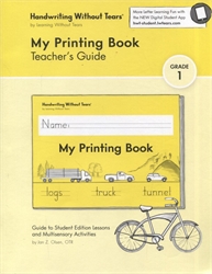 My Printing Book - Teacher Guide