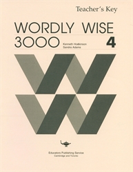 Wordly Wise 3000 Book 4 - Answer Key (really old)