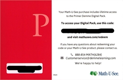 Math-U-See Primer - Online Instruction with Video