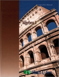 Math-U-See Algebra 1 (LE) - Instruction Manual (hardcover)