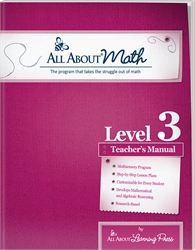 All About Math Level 3 - Teacher's Manual