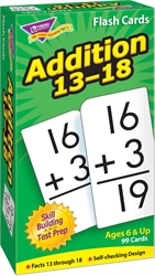 Addition 13-18 Flashcards