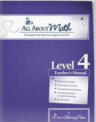 All About Math Level 4 - Teacher's Manual